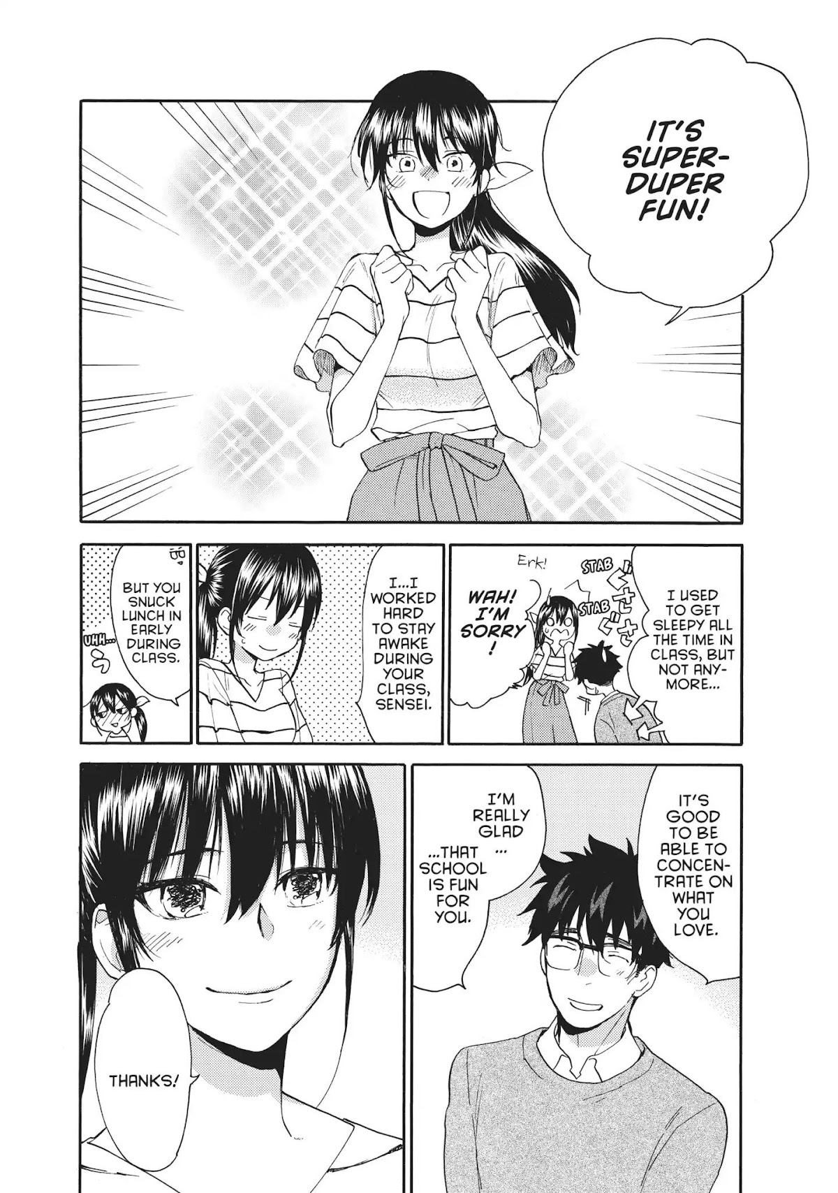 Amaama to Inazuma Chapter 55 page 19 - Chapter 55: Cheer up! Golden Fried Rice