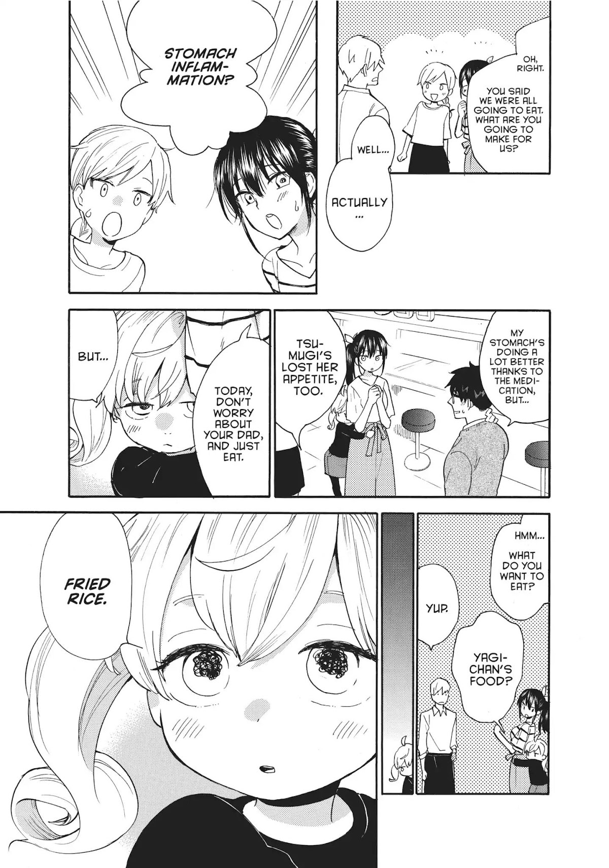 Amaama to Inazuma Chapter 55 page 20 - Chapter 55: Cheer up! Golden Fried Rice