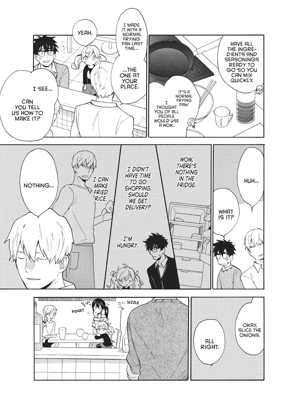 Amaama to Inazuma Chapter 55 page 22 - Chapter 55: Cheer up! Golden Fried Rice