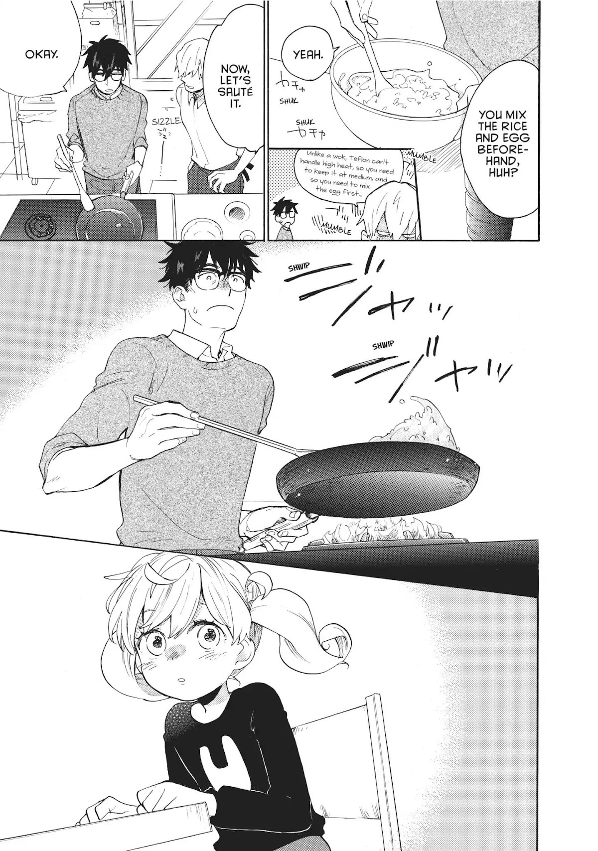 Amaama to Inazuma Chapter 55 page 24 - Chapter 55: Cheer up! Golden Fried Rice