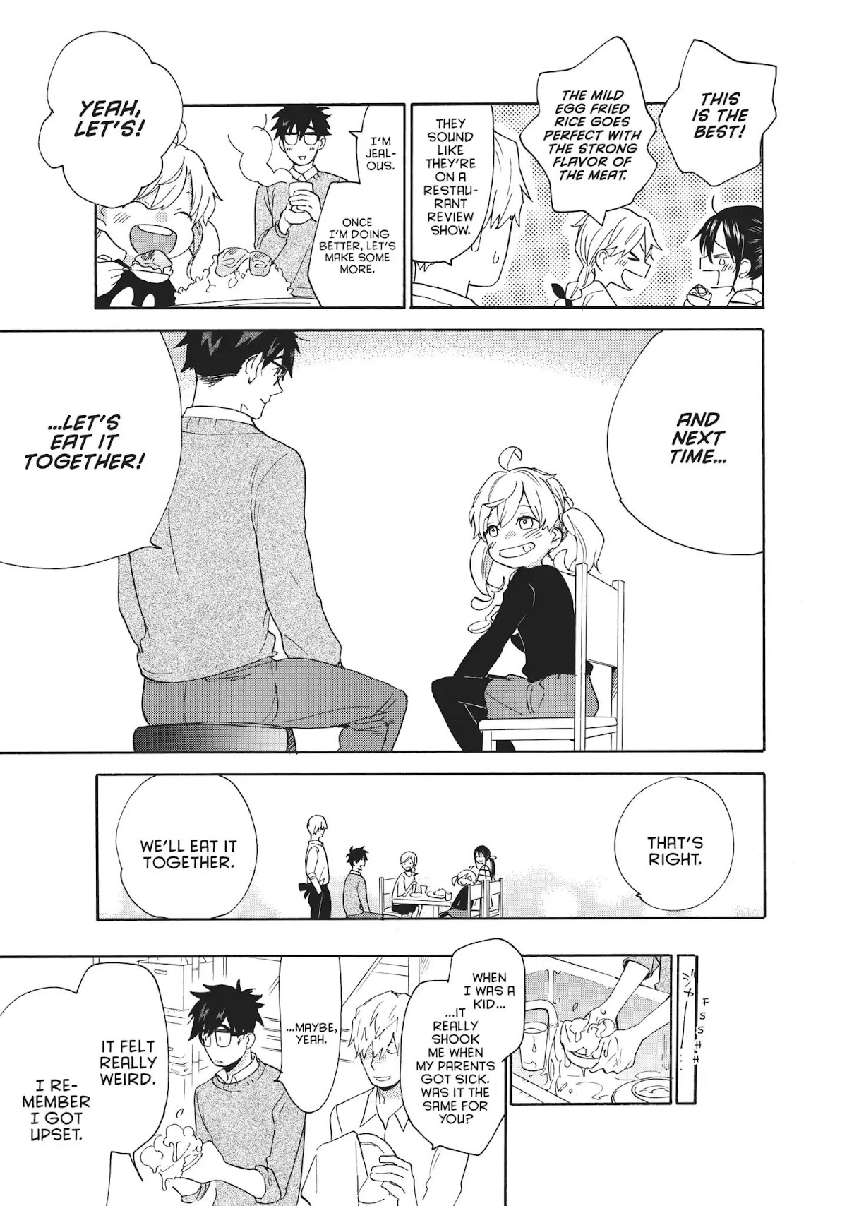 Amaama to Inazuma Chapter 55 page 32 - Chapter 55: Cheer up! Golden Fried Rice