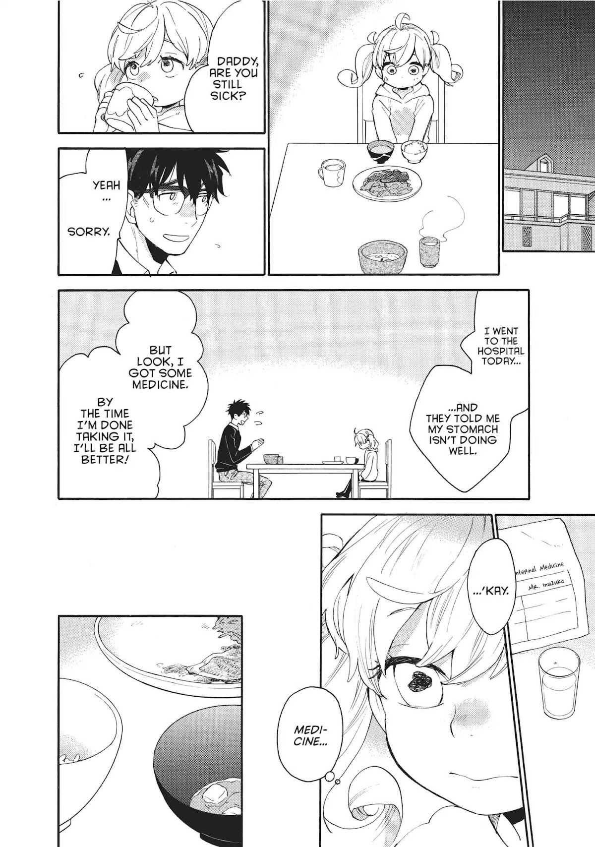 Amaama to Inazuma Chapter 55 page 9 - Chapter 55: Cheer up! Golden Fried Rice