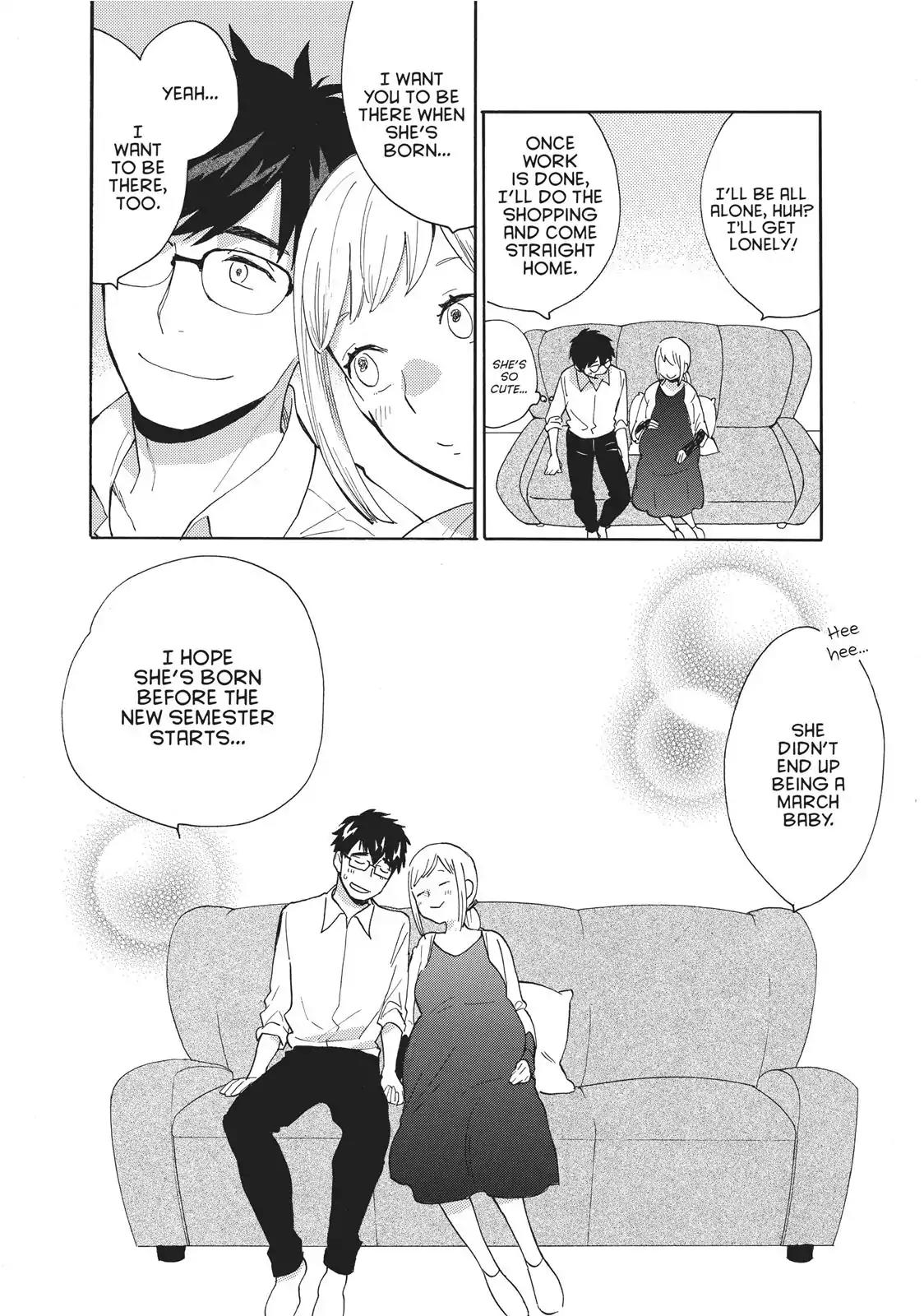 Amaama to Inazuma Chapter 56.5 page 7 - Vol.11 Chapter Extra: Mommy and Daddy and Nice to Meet You