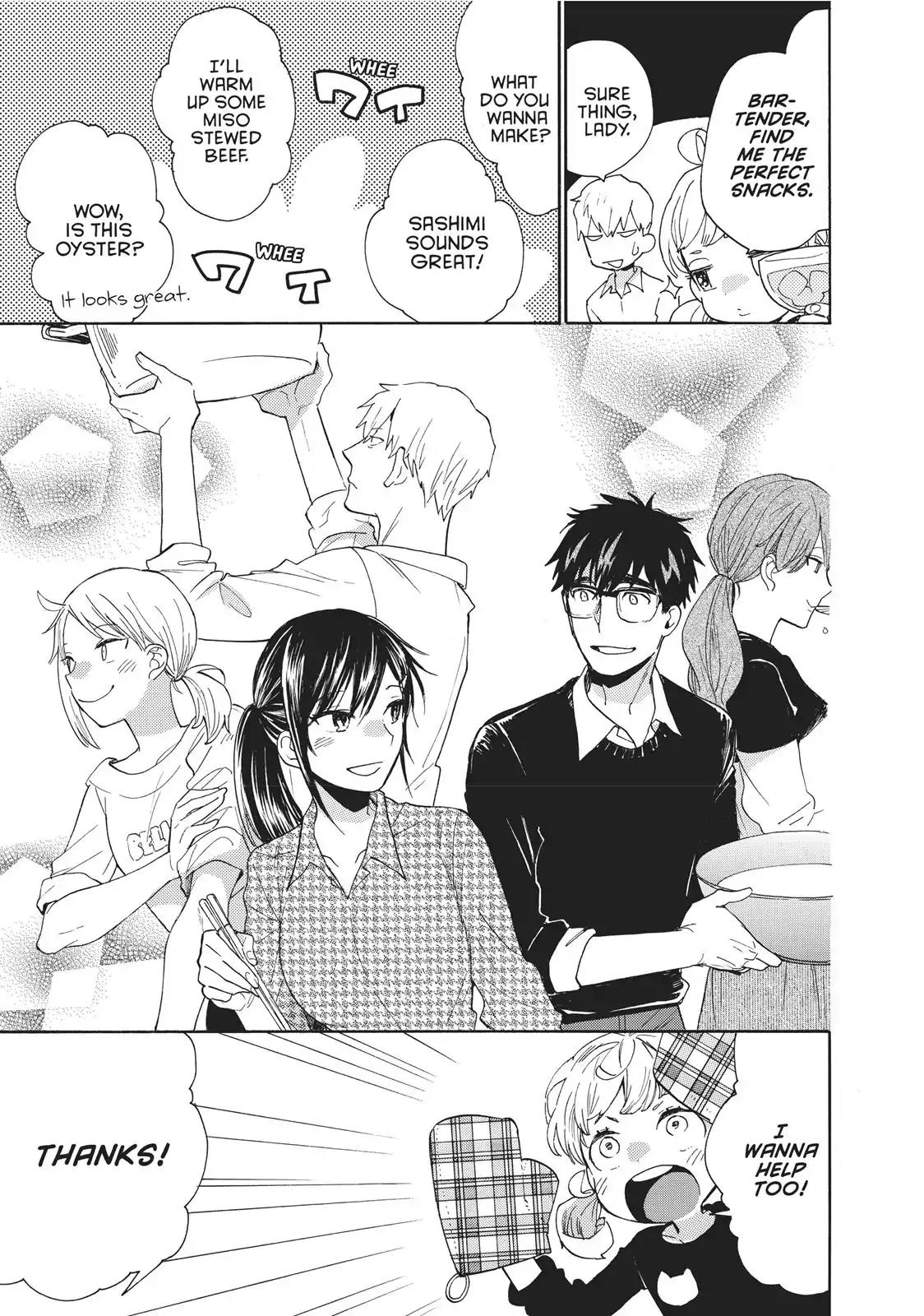 Amaama to Inazuma Chapter 56.6 page 10 - Vol.11 Chapter Extra: Sake and Snacks and Grown-Ups and Kids
