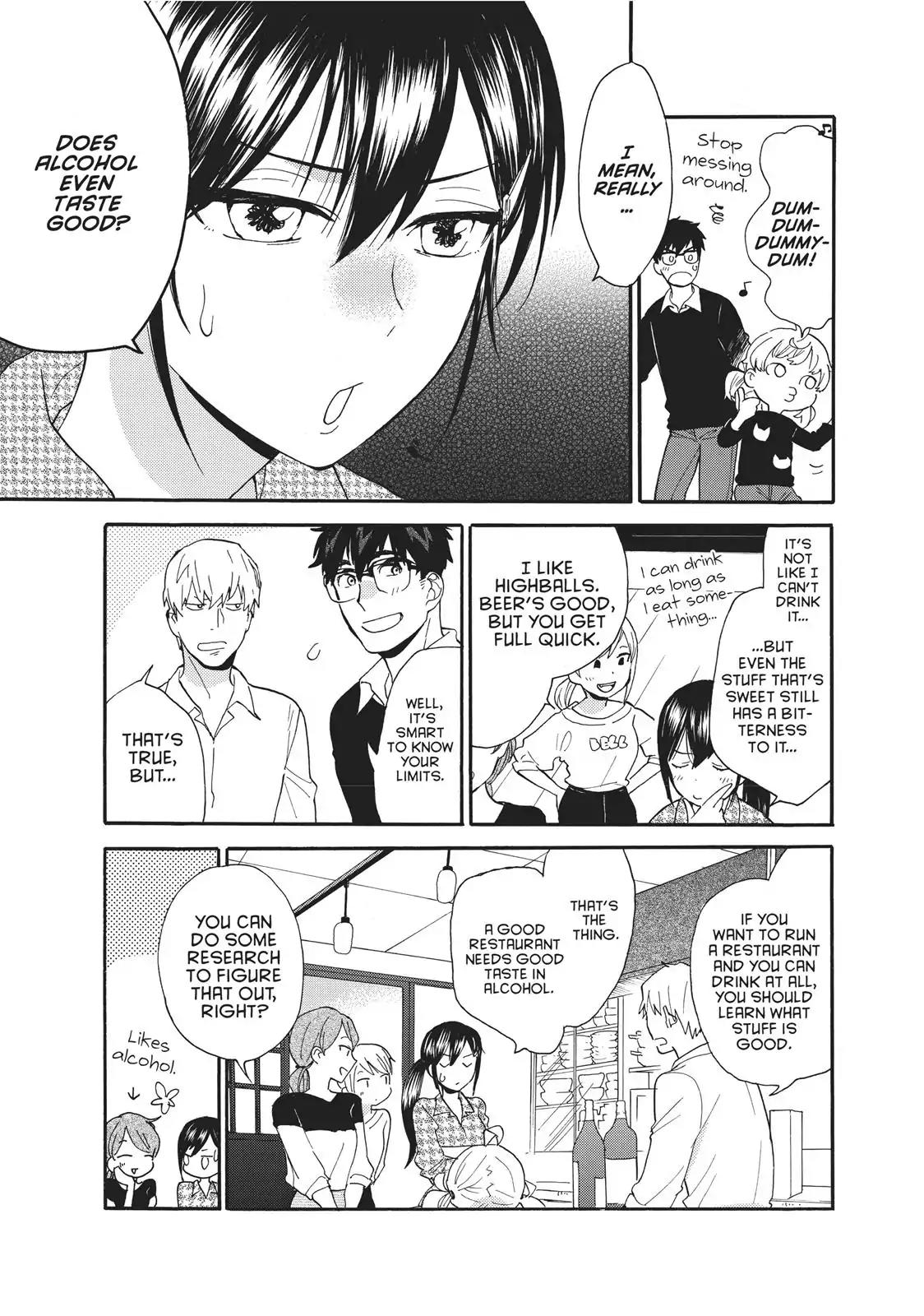 Amaama to Inazuma Chapter 56.6 page 6 - Vol.11 Chapter Extra: Sake and Snacks and Grown-Ups and Kids