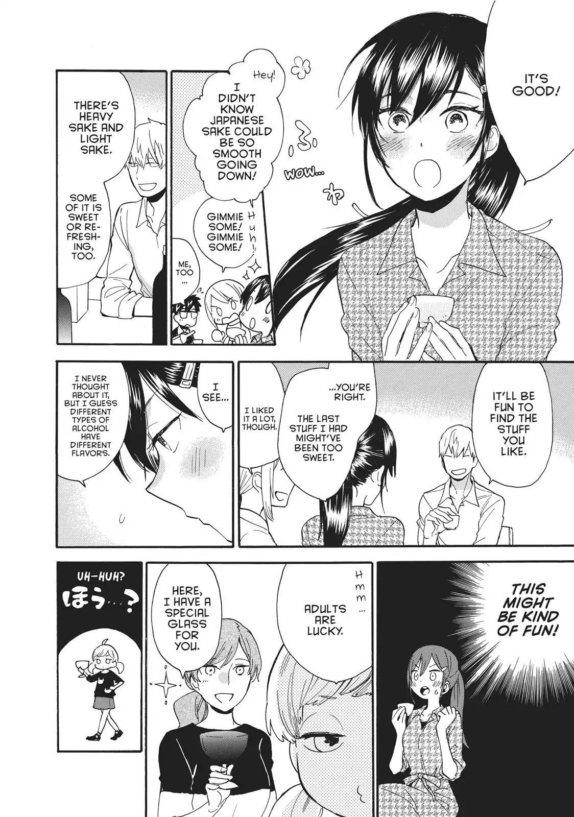 Amaama to Inazuma Chapter 56.6 page 9 - Vol.11 Chapter Extra: Sake and Snacks and Grown-Ups and Kids