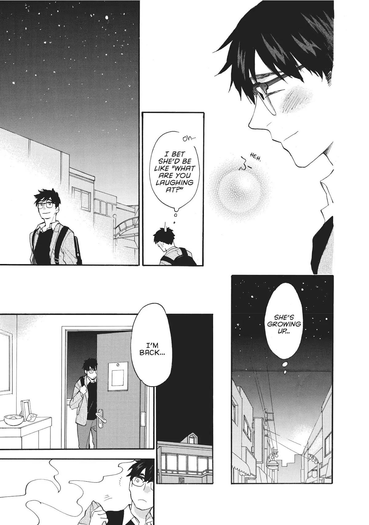 Amaama to Inazuma Chapter 56.8 page 14 - Vol.11 Chapter Extra: Braised Pork Belly And a Rebellious Phase