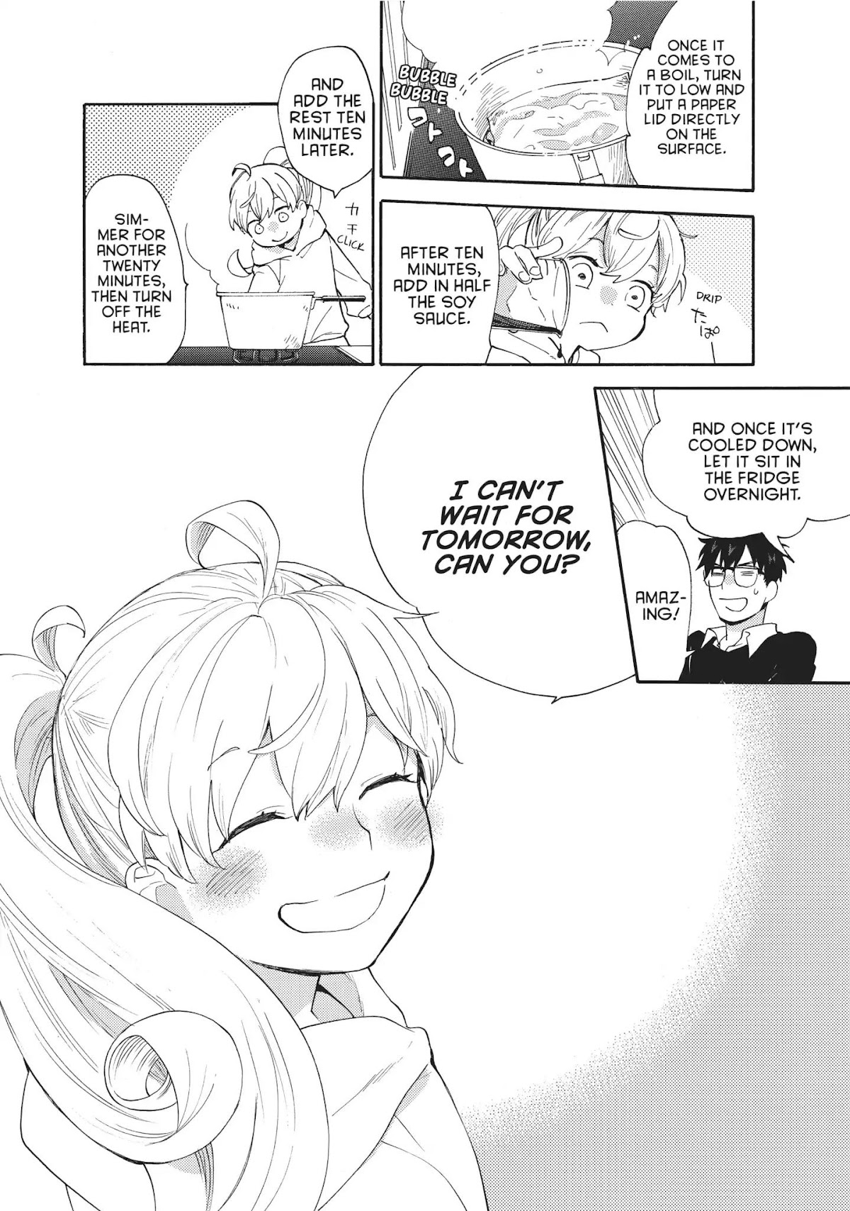 Amaama to Inazuma Chapter 56.8 page 21 - Vol.11 Chapter Extra: Braised Pork Belly And a Rebellious Phase