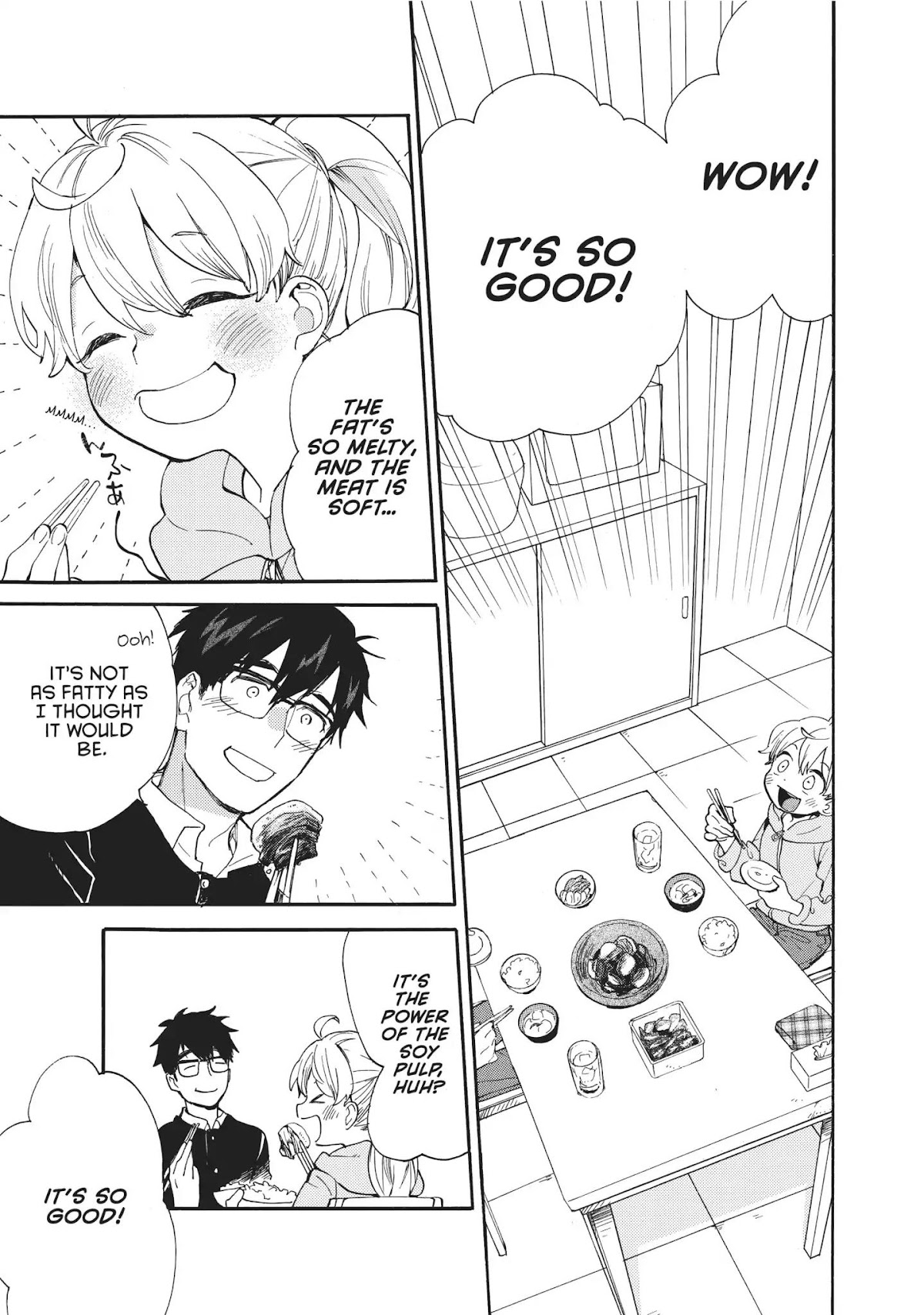 Amaama to Inazuma Chapter 56.8 page 24 - Vol.11 Chapter Extra: Braised Pork Belly And a Rebellious Phase