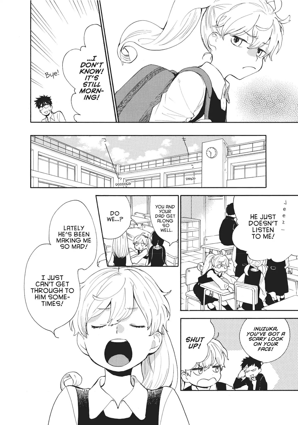 Amaama to Inazuma Chapter 56.8 page 5 - Vol.11 Chapter Extra: Braised Pork Belly And a Rebellious Phase