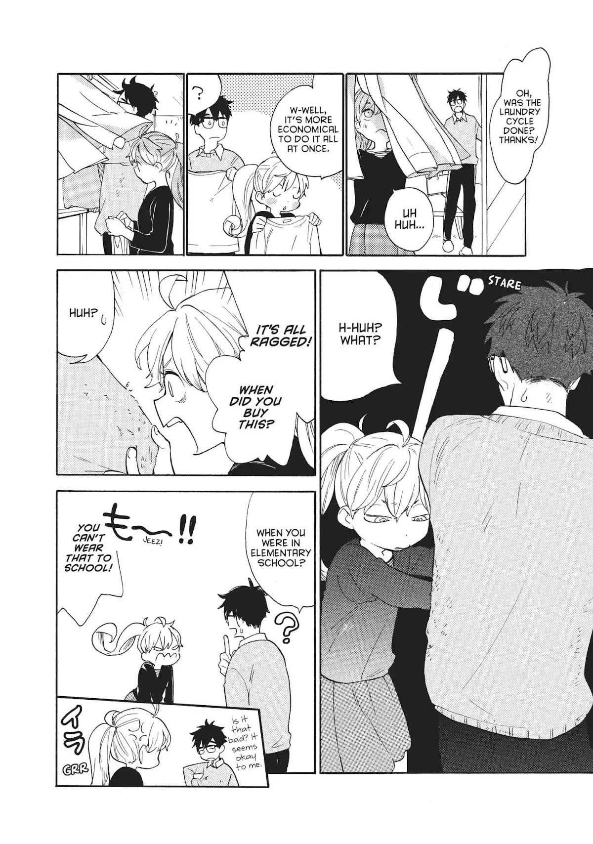 Amaama to Inazuma Chapter 56.8 page 7 - Vol.11 Chapter Extra: Braised Pork Belly And a Rebellious Phase