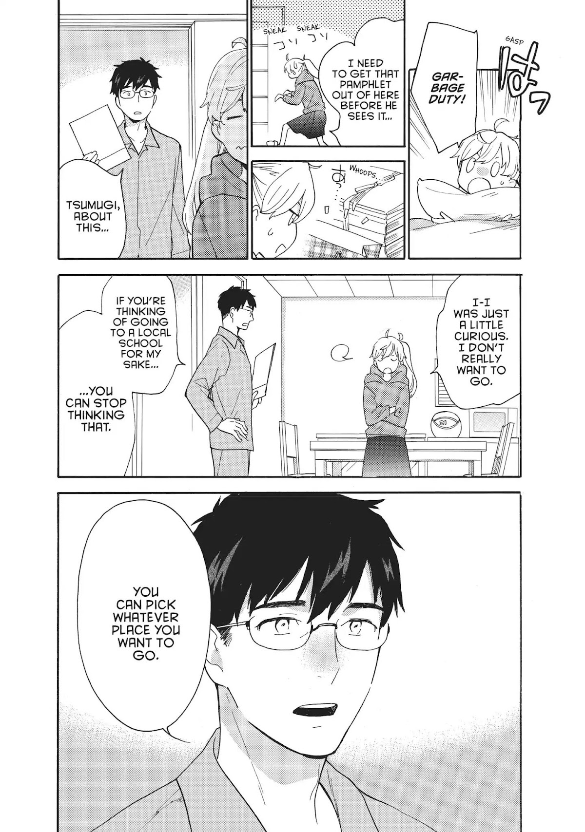 Amaama to Inazuma Chapter 56.9 page 19 - Vol.11 Chapter Extra: So Long And Home Cooking