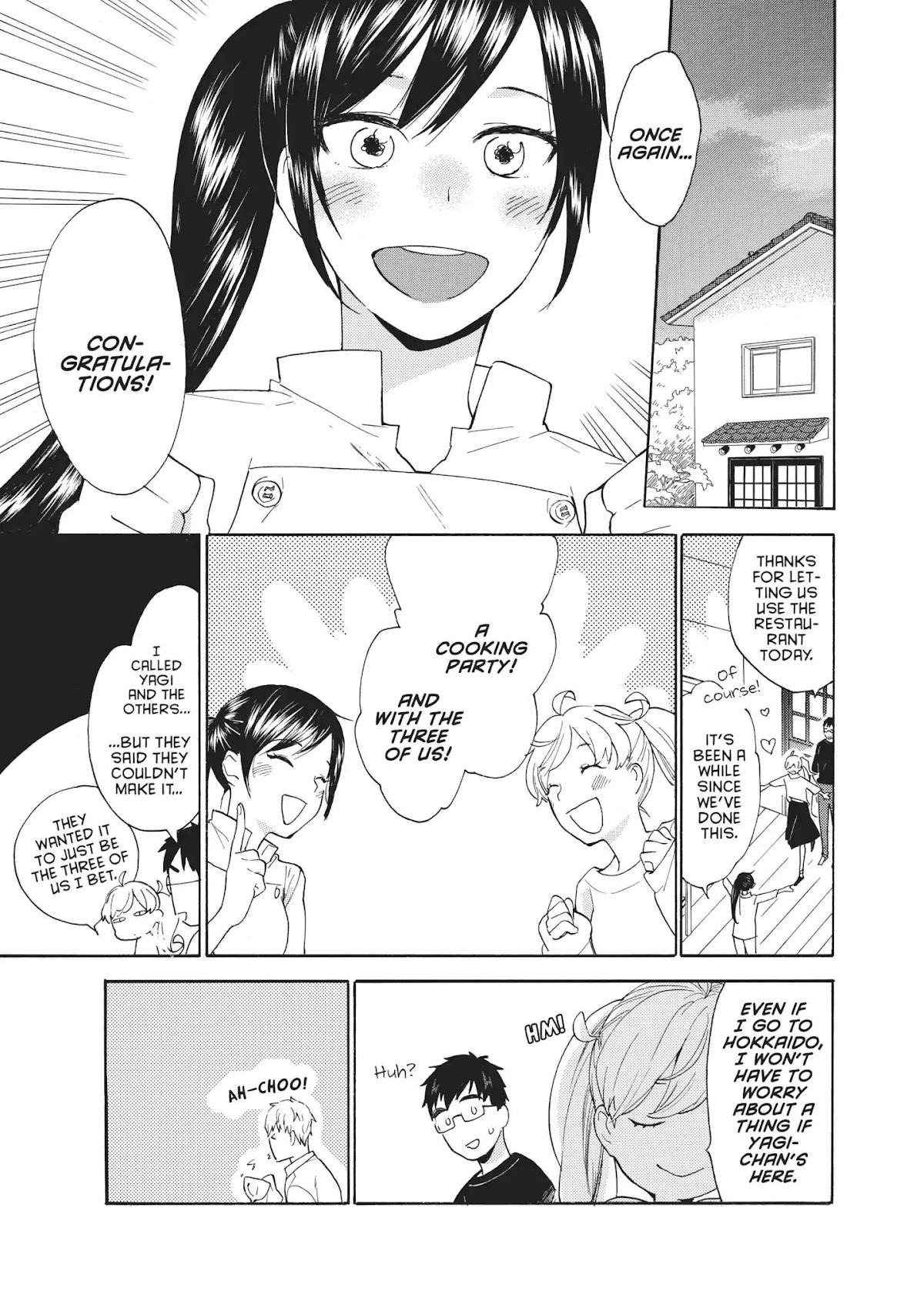 Amaama to Inazuma Chapter 56.9 page 30 - Vol.11 Chapter Extra: So Long And Home Cooking
