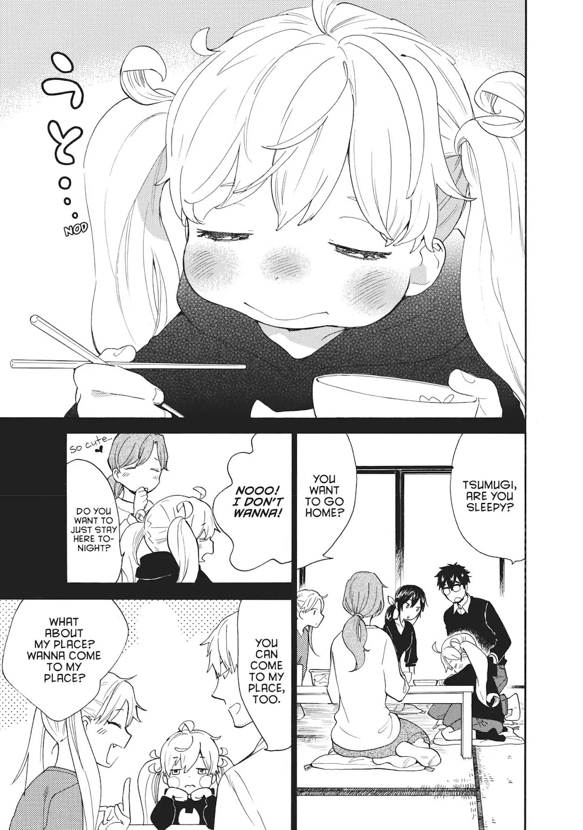 Amaama to Inazuma Chapter 56.9 page 4 - Vol.11 Chapter Extra: So Long And Home Cooking