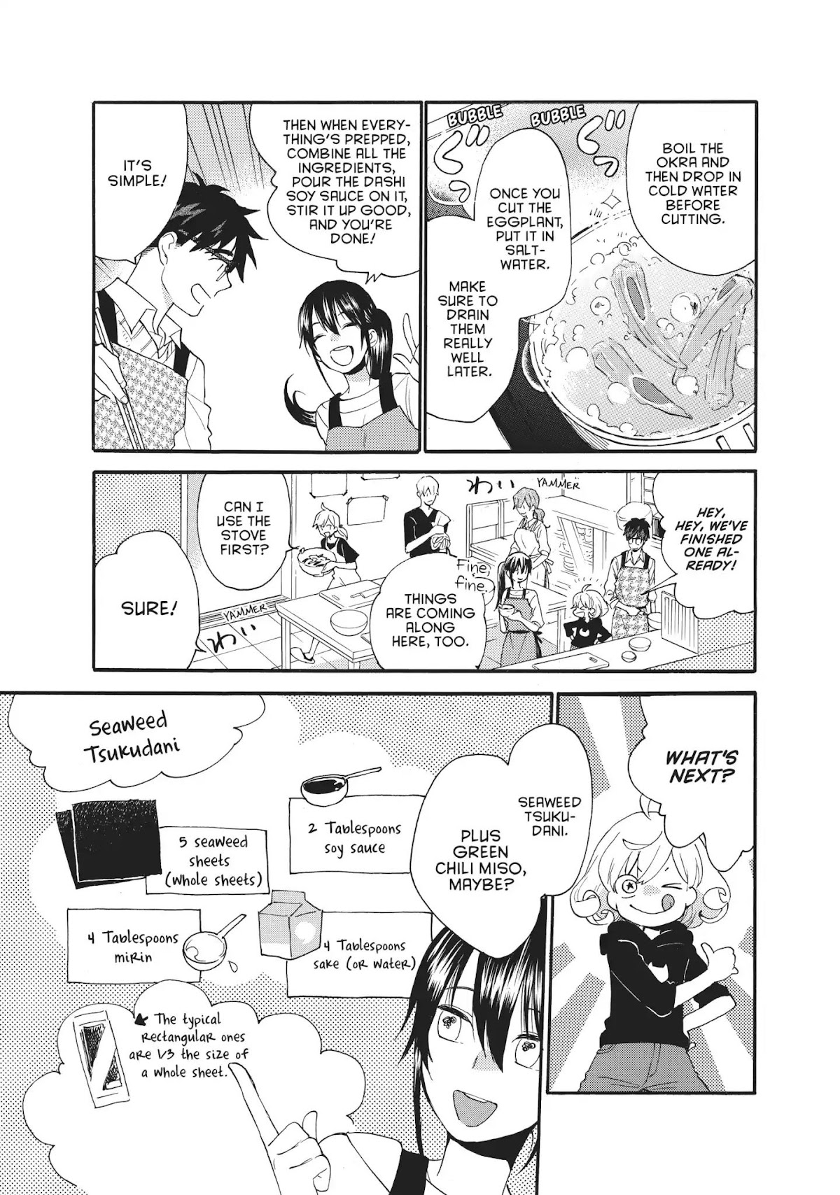 Amaama to Inazuma Chapter 56 page 15 - Chapter 56: Donabe Rice and Everybody's Recipes