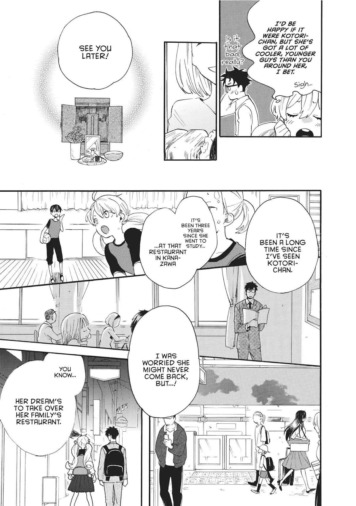 Amaama to Inazuma Chapter 56 page 36 - Chapter 56: Donabe Rice and Everybody's Recipes
