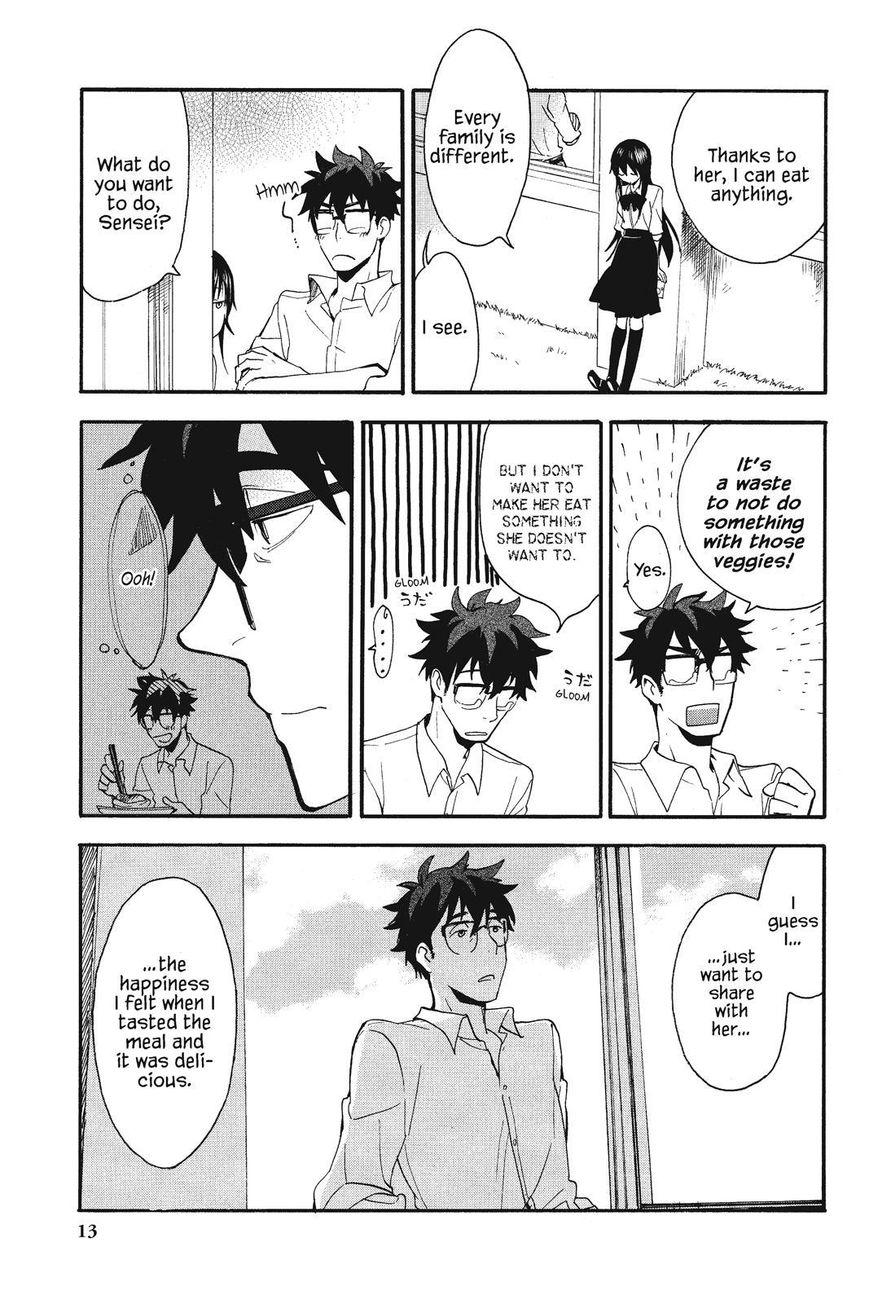 Amaama to Inazuma Chapter 6 page 13 - Chapter 6 : A Gratin Filled with Dreaded Veggies