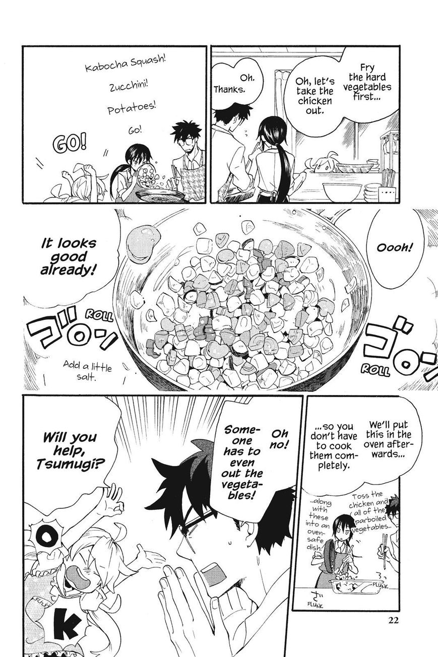 Amaama to Inazuma Chapter 6 page 22 - Chapter 6 : A Gratin Filled with Dreaded Veggies