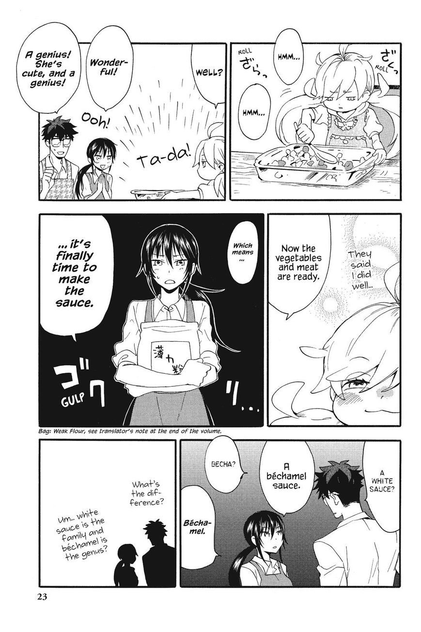 Amaama to Inazuma Chapter 6 page 23 - Chapter 6 : A Gratin Filled with Dreaded Veggies