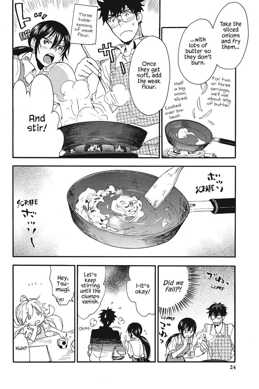 Amaama to Inazuma Chapter 6 page 24 - Chapter 6 : A Gratin Filled with Dreaded Veggies