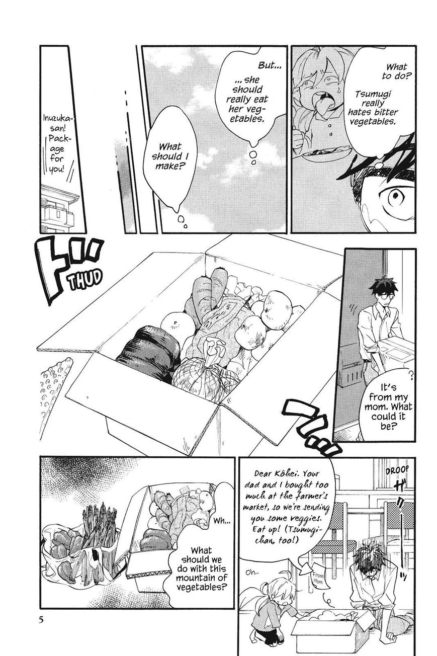 Amaama to Inazuma Chapter 6 page 5 - Chapter 6 : A Gratin Filled with Dreaded Veggies