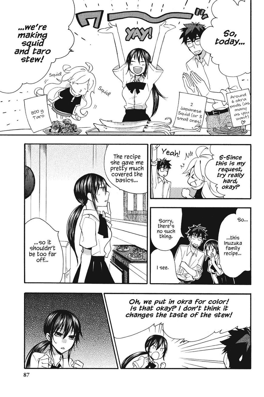 Amaama to Inazuma Chapter 8 page 17 - Chapter 8 : Squid and Taro Stew That's Still Yummy the Next Day