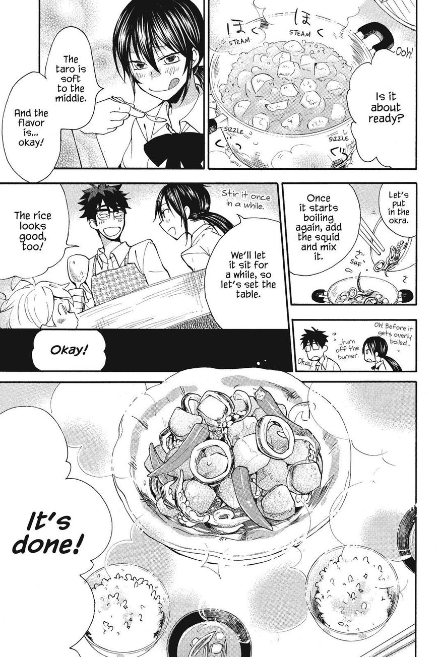 Amaama to Inazuma Chapter 8 page 25 - Chapter 8 : Squid and Taro Stew That's Still Yummy the Next Day