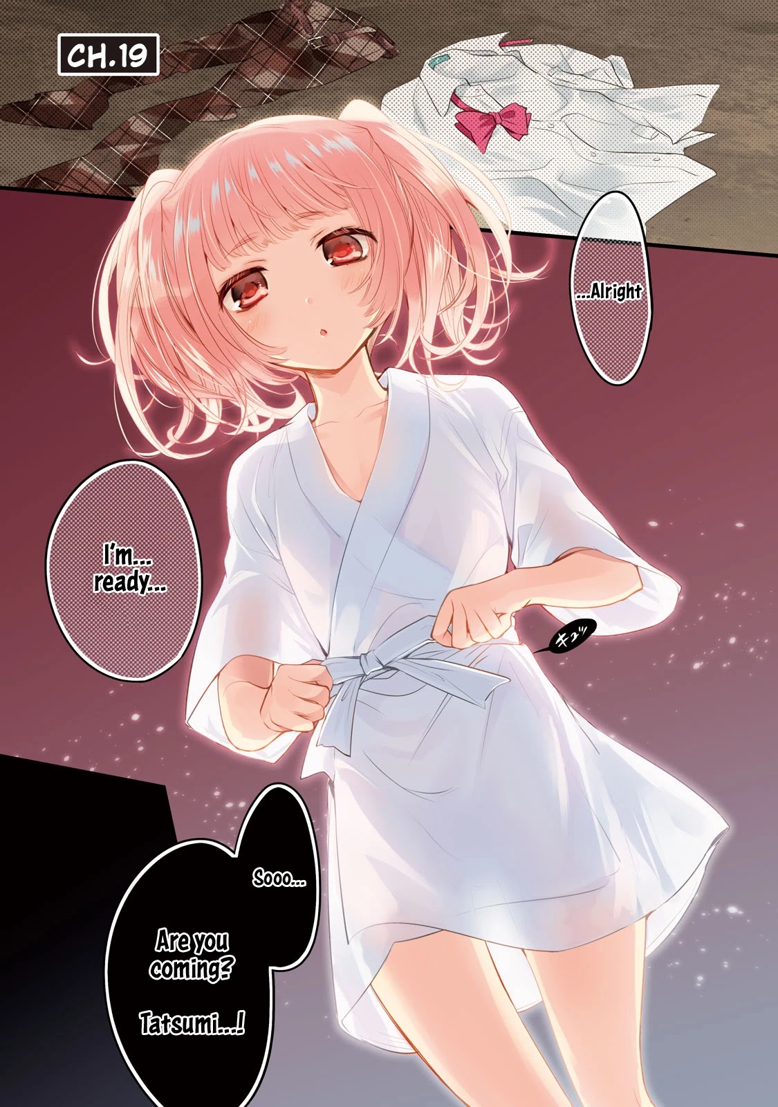 Amachin wa Jishou ♂ Chapter 19 page 1 - Chapter 19: Waterfall Meditation ♂