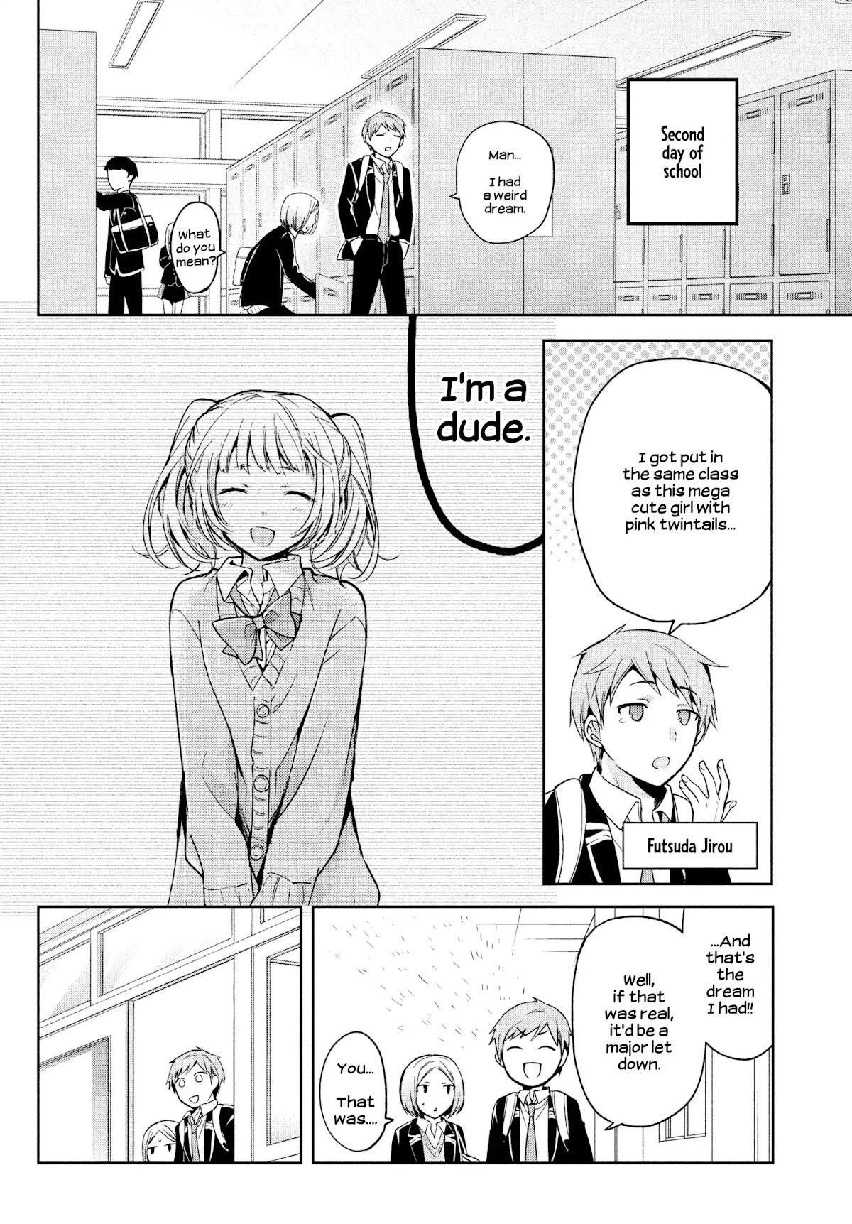 Amachin wa Jishou ♂ Chapter 2 page 2 - Chapter 2: Locker Room