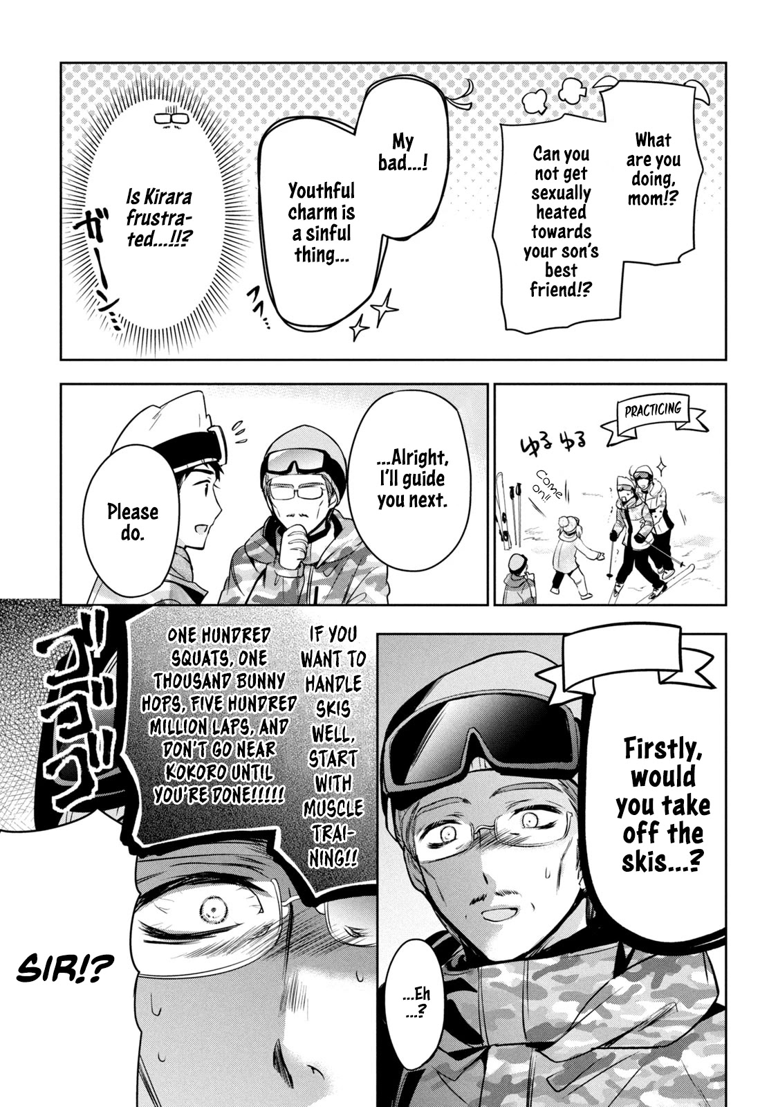 Amachin wa Jishou ♂ Chapter 36 page 13 - Chapter 36: Ski ♂
