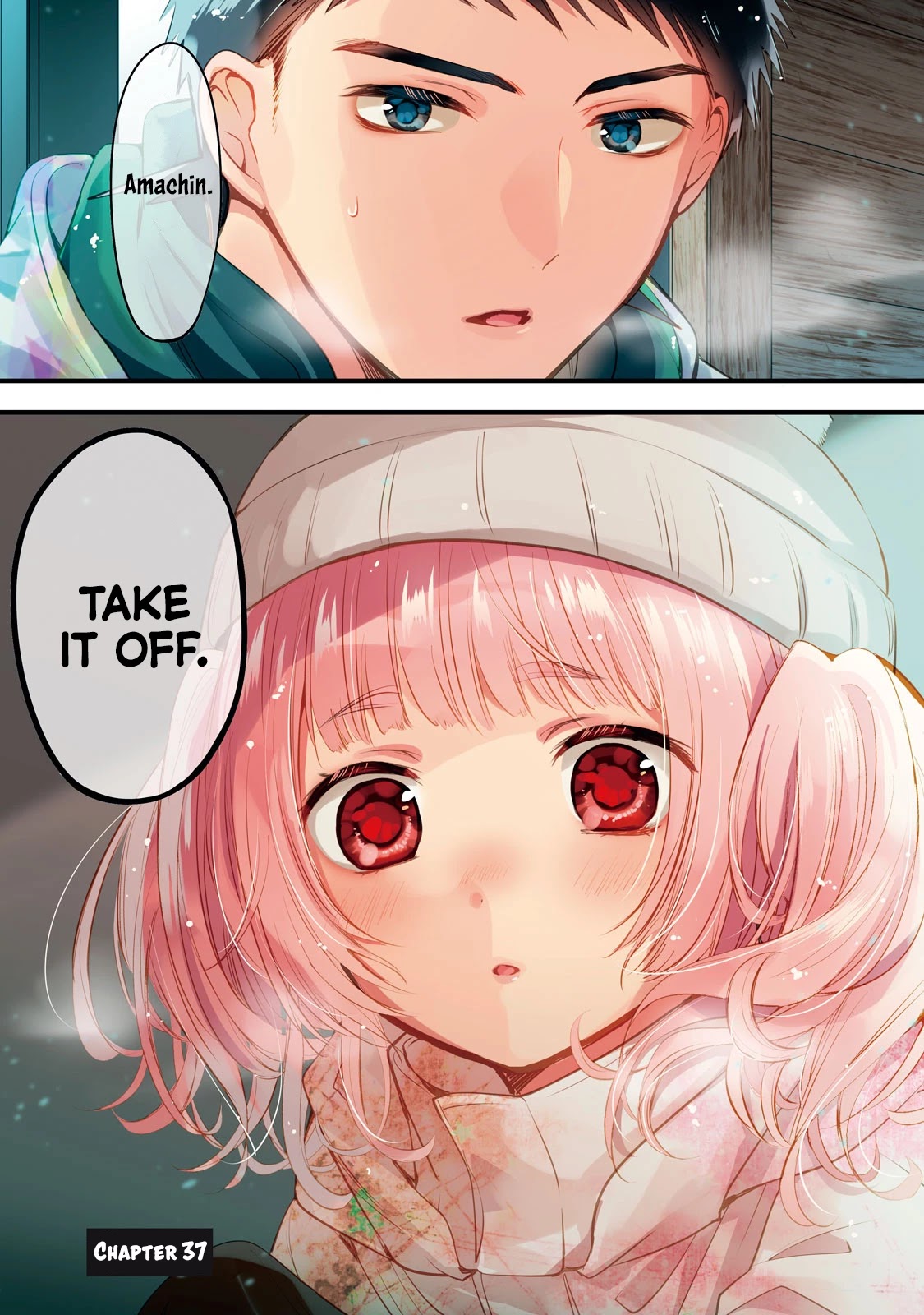 Amachin wa Jishou ♂ Chapter 37 page 1 - Chapter 37: Body Temperature ♂