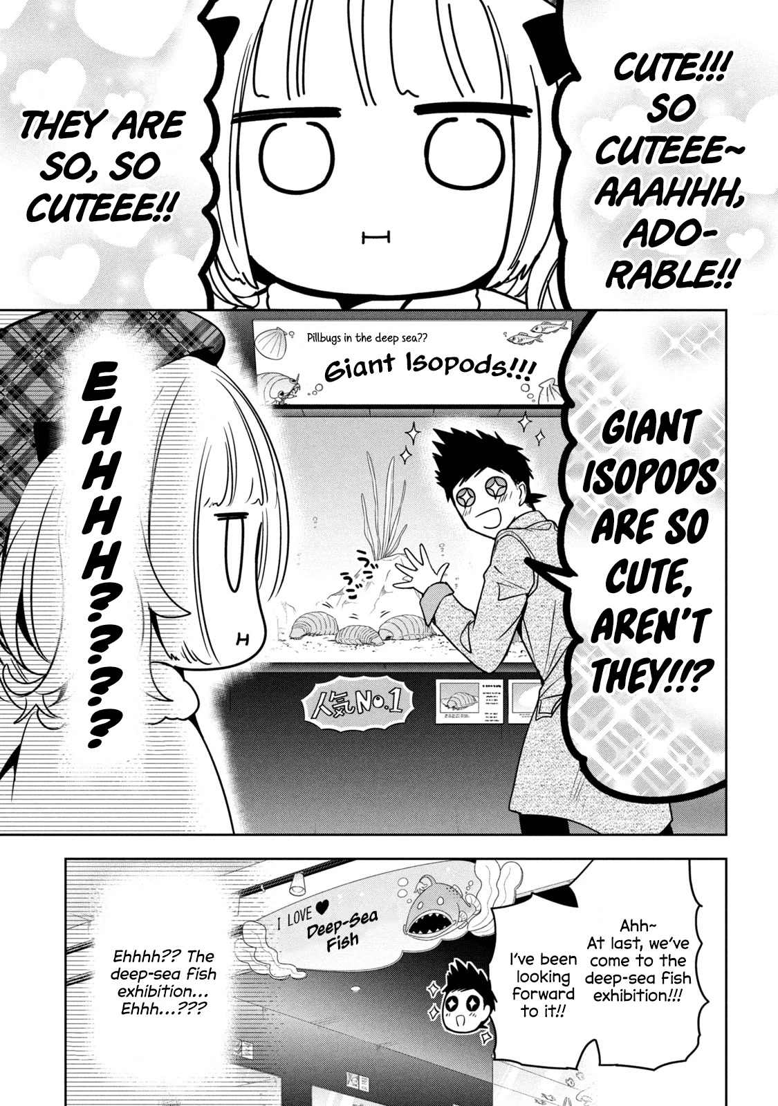 Amachin wa Jishou ♂ Chapter 44 page 5 - Chapter 44: Aquarium ♂
