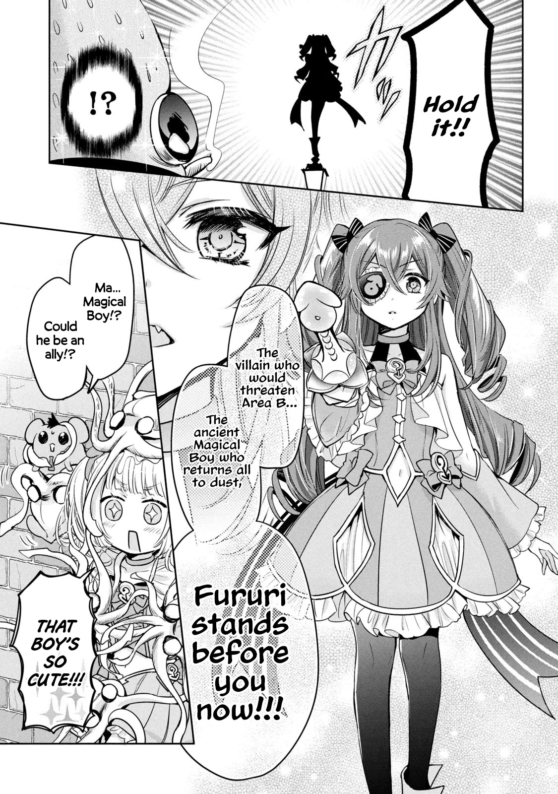 Amachin wa Jishou ♂ Chapter 48.5 page 7 - Chapter 48.5: Self-Proclaimed Magical Boy Amachin 4: The Neighbouring Town's Magical Boy
