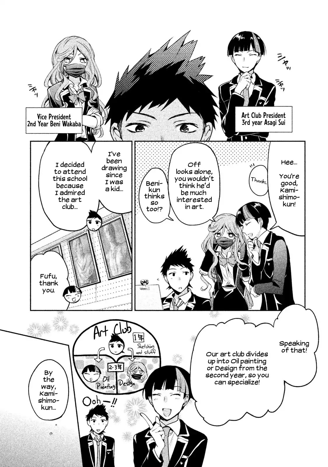 Amachin wa Jishou ♂ Chapter 6 page 3 - Chapter 6: Art Club