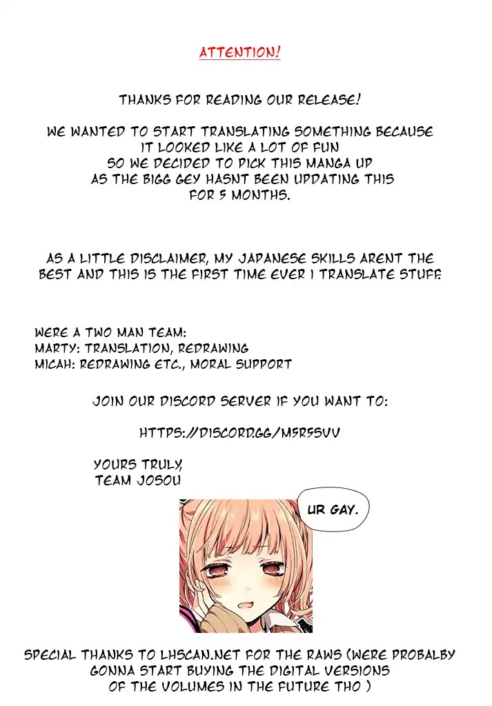 Amachin wa Jishou ♂ Chapter 8 page 1 - Chapter 8: New World