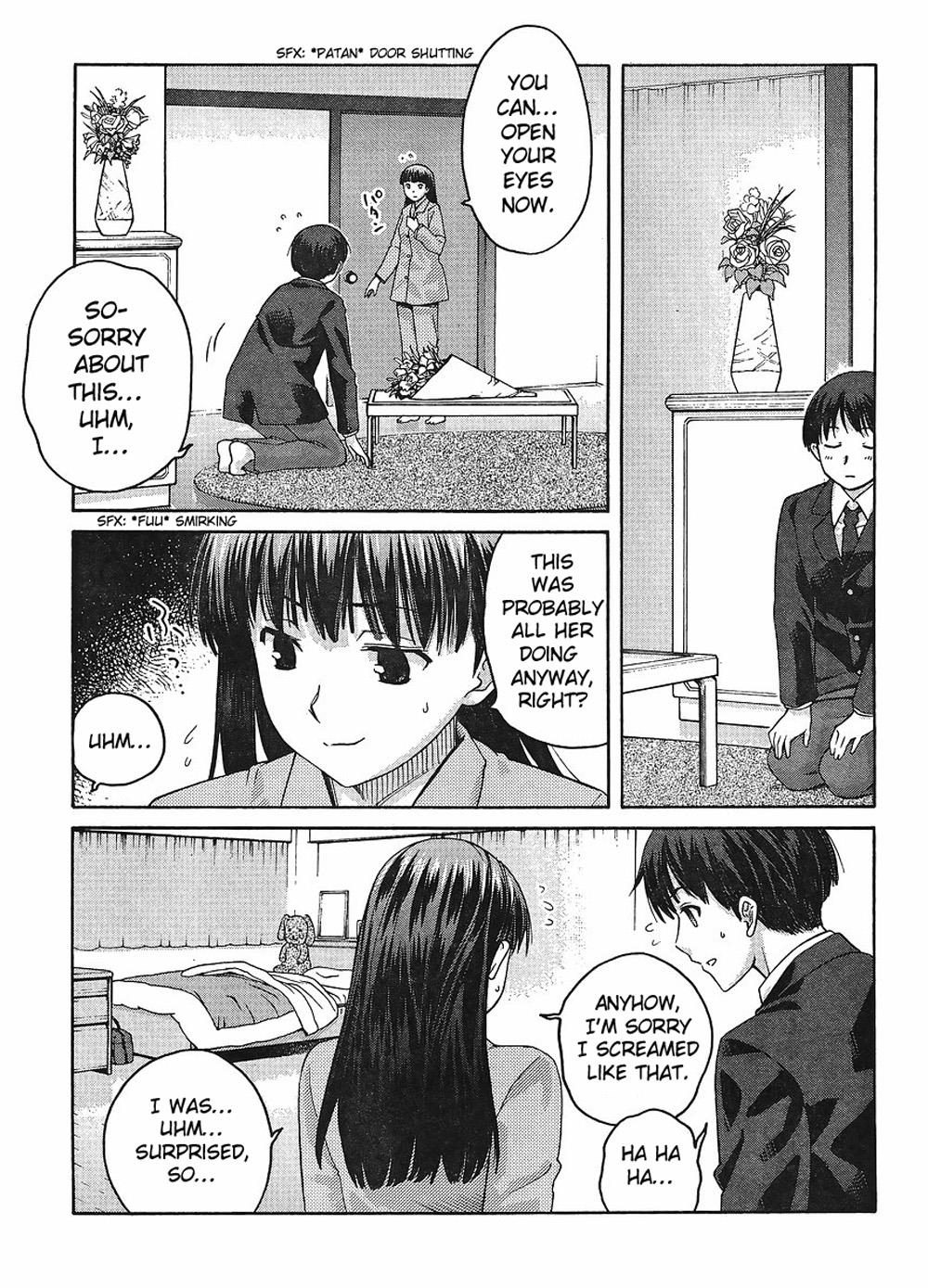 Amagami - Precious Diary Chapter 2.4 page 12 - Vol.2 Chapter 4: Tsukasa (12) : Don't Look at Me!