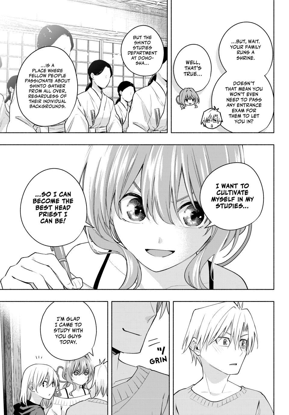 Amagami-san Chi no Enmusubi Chapter 108 page 12 - Chapter 108