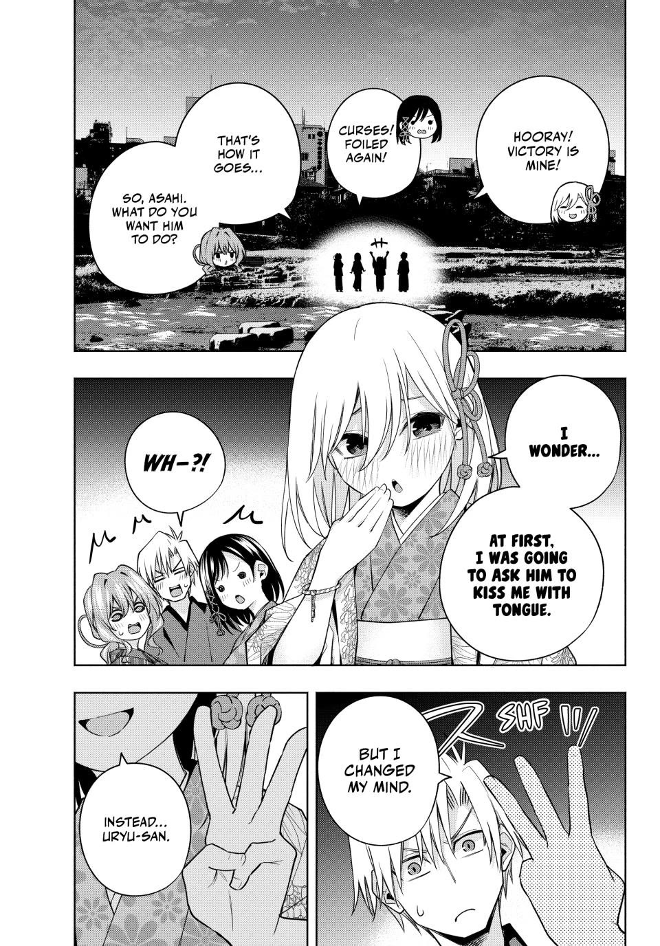 Amagami-san Chi no Enmusubi Chapter 110 page 1 - Chapter 110: THear No Evil, Speak No Evil