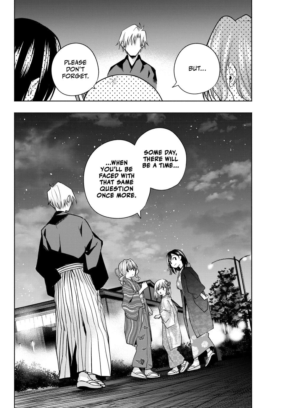 Amagami-san Chi no Enmusubi Chapter 110 page 17 - Chapter 110: THear No Evil, Speak No Evil