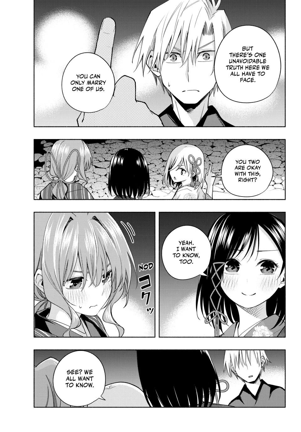Amagami-san Chi no Enmusubi Chapter 110 page 9 - Chapter 110: THear No Evil, Speak No Evil