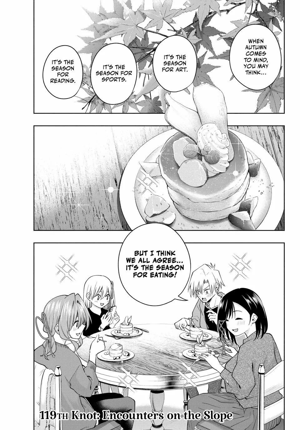 Amagami-san Chi no Enmusubi Chapter 119 page 3 - Chapter 119
