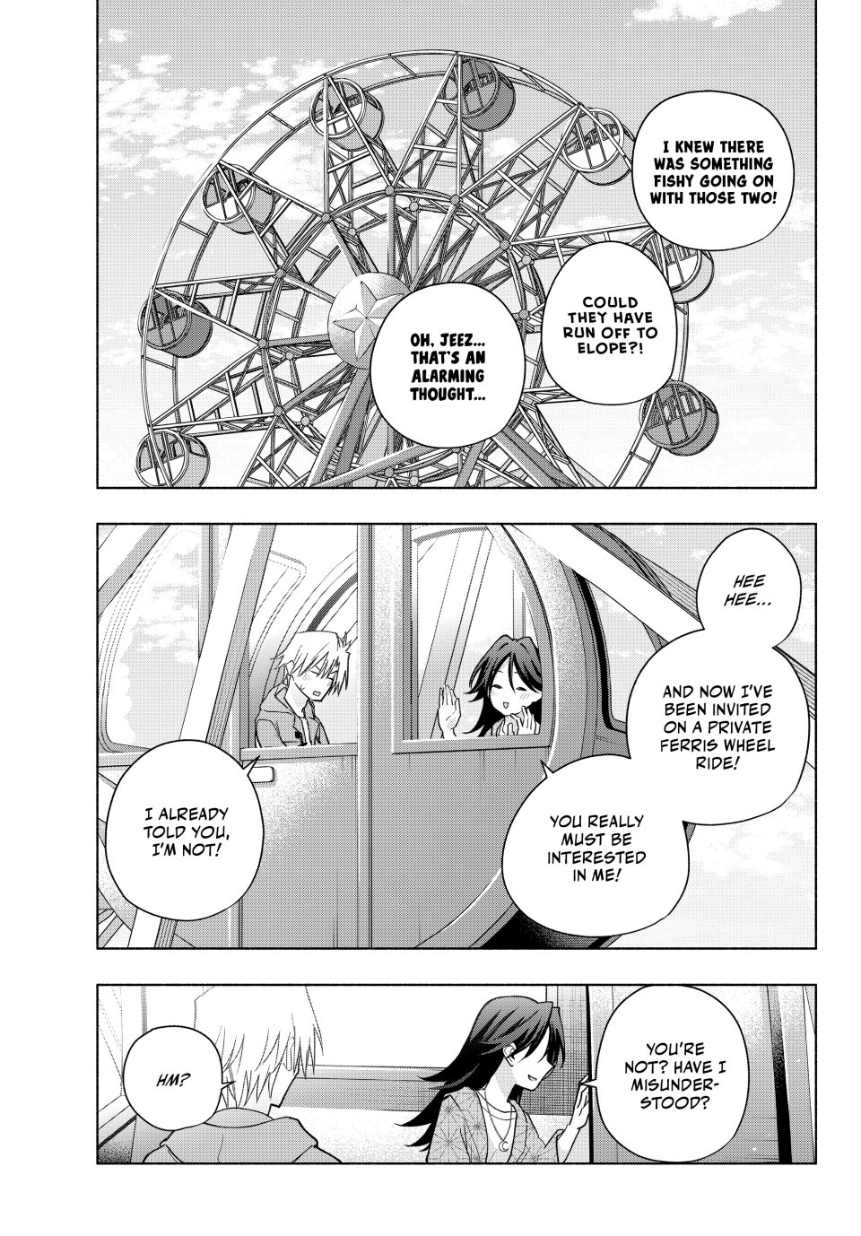 Amagami-san Chi no Enmusubi Chapter 182 page 13 - Chapter 182: Tying the Skies Together—Investigation