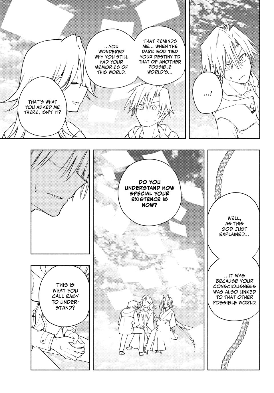 Amagami-san Chi no Enmusubi Chapter 183 page 9 - Chapter 183: Tying the Skies Together—Origin
