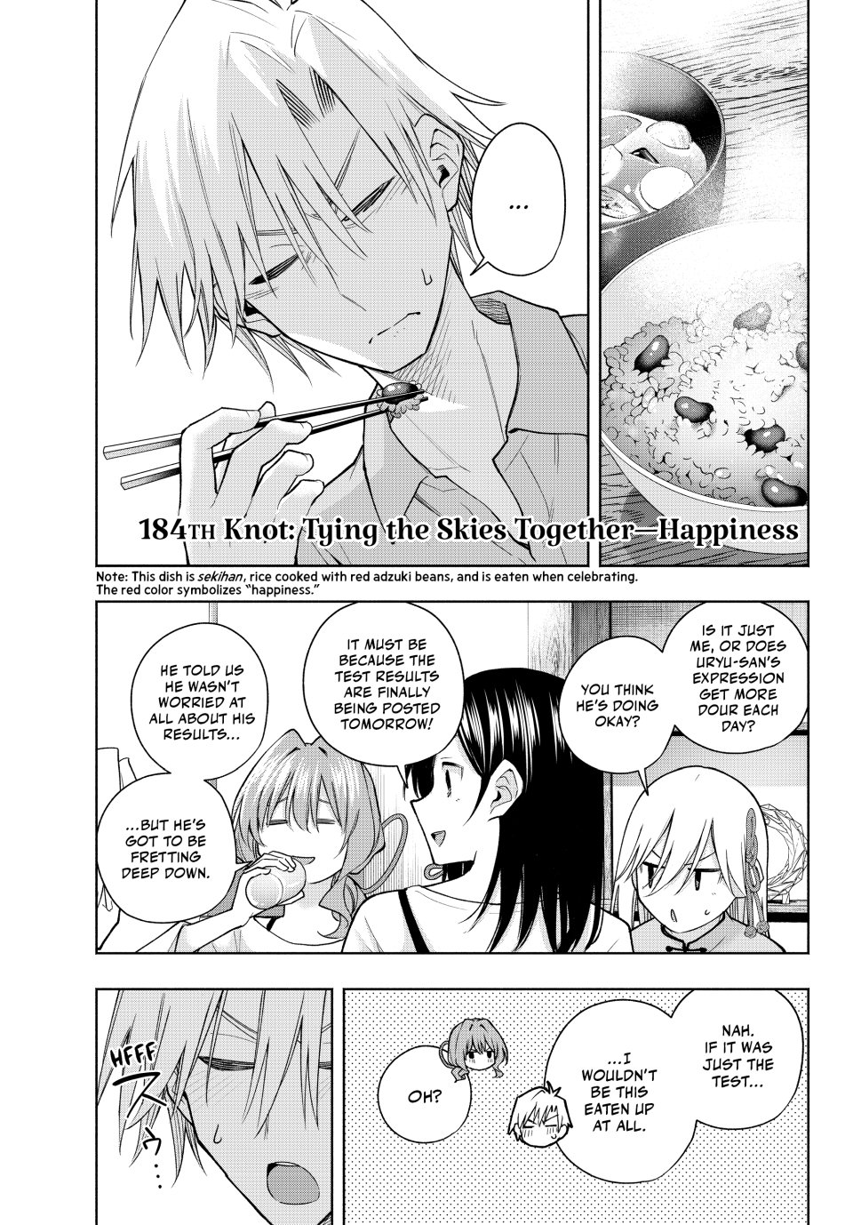 Amagami-san Chi no Enmusubi Chapter 184 page 1 - Chapter 184: Tying the Skies Together—Happiness