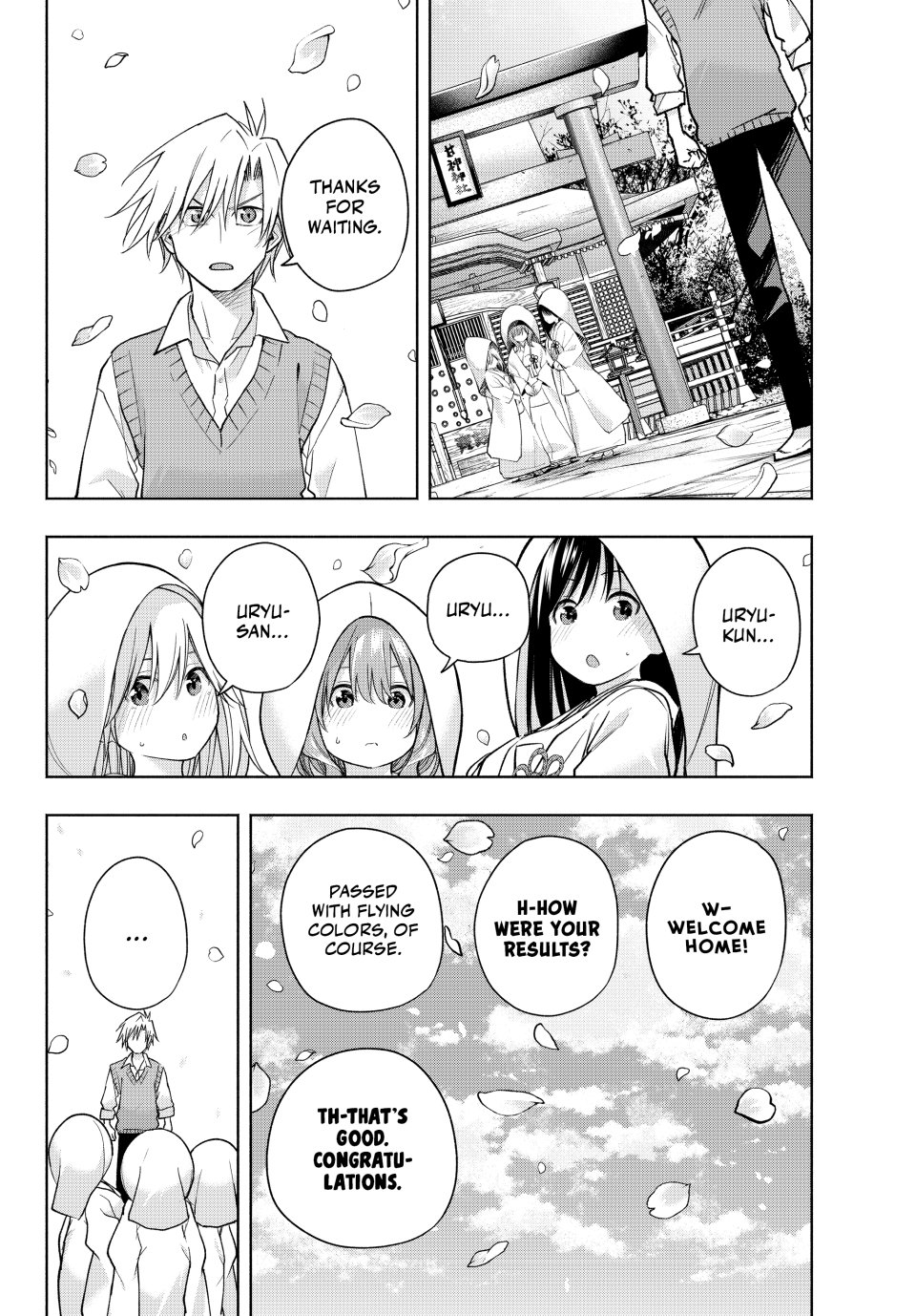 Amagami-san Chi no Enmusubi Chapter 185 page 10 - Chapter 185: Tying the Skies Together—Answer