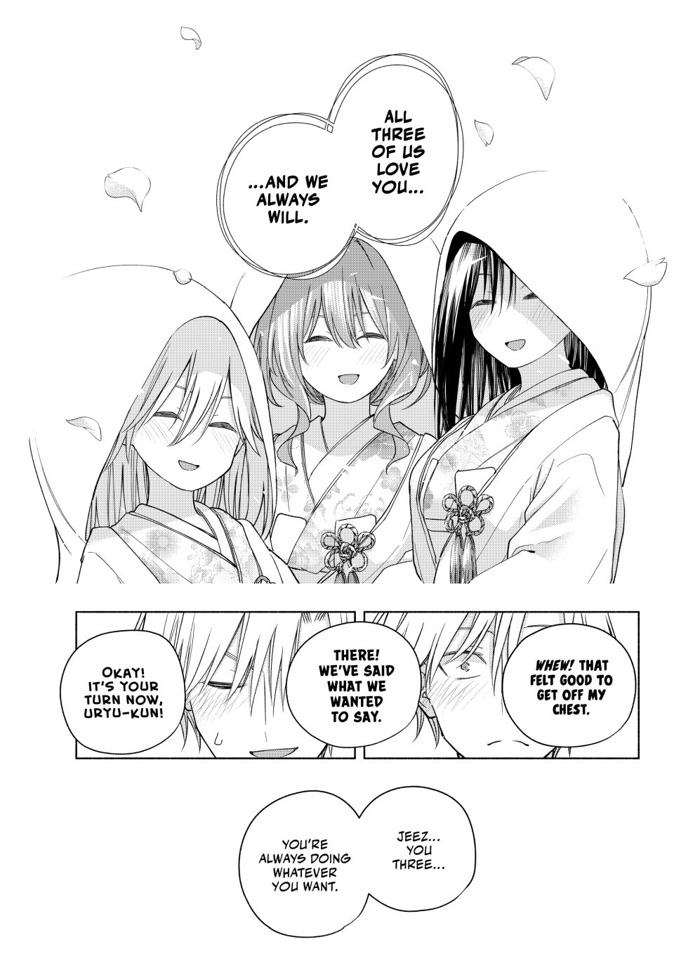 Amagami-san Chi no Enmusubi Chapter 185 page 15 - Chapter 185: Tying the Skies Together—Answer