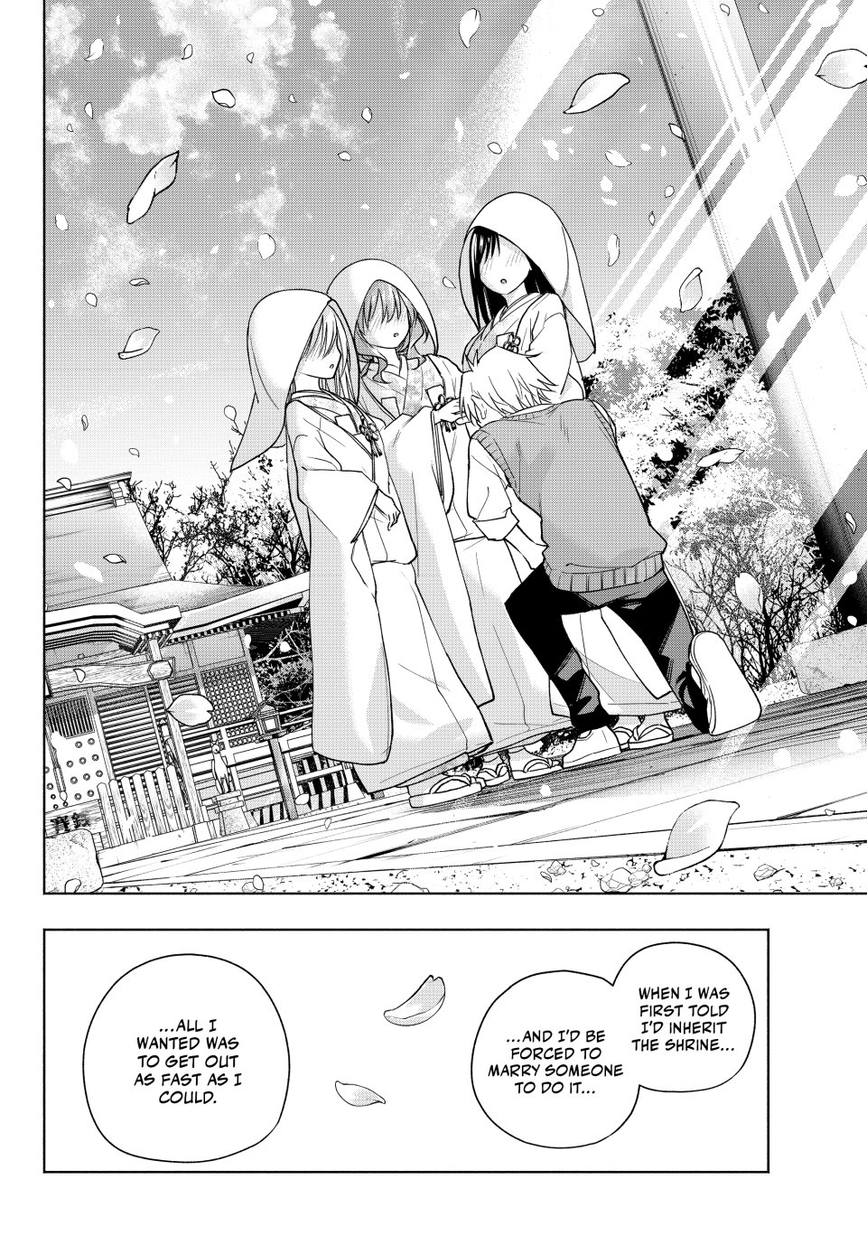 Amagami-san Chi no Enmusubi Chapter 185 page 16 - Chapter 185: Tying the Skies Together—Answer