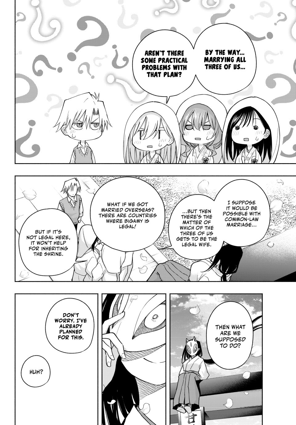 Amagami-san Chi no Enmusubi Chapter 186 page 15 - Chapter 186: Tying the Skies Together—Assent