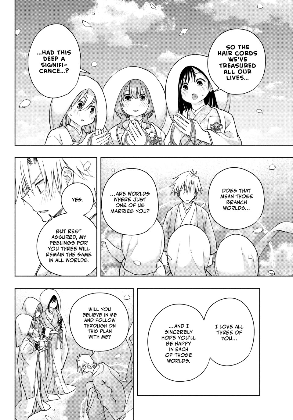 Amagami-san Chi no Enmusubi Chapter 187 page 14 - Chapter 187: Tying the Skies Together—Cord