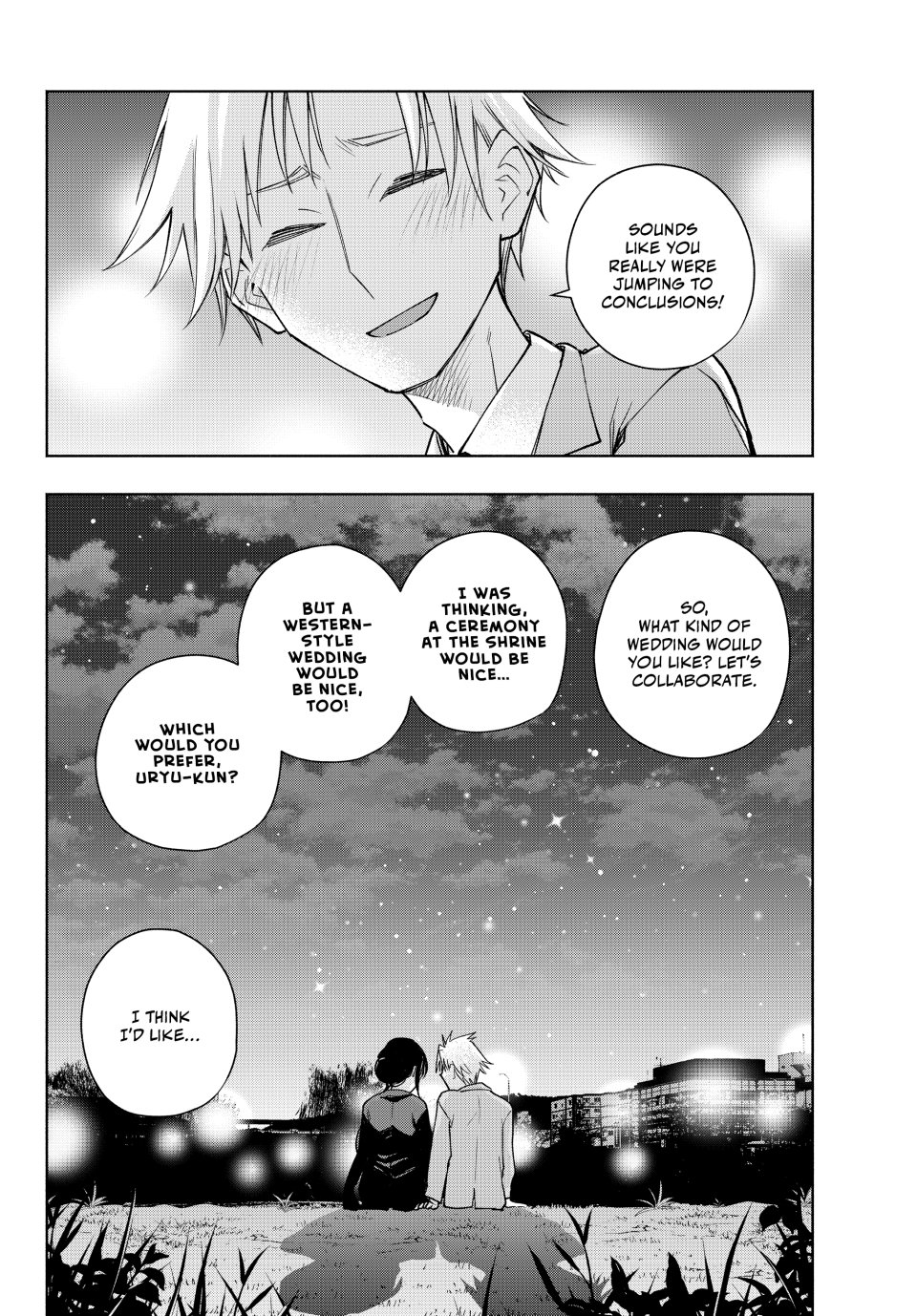 Amagami-san Chi no Enmusubi Chapter 188 page 19 - Chapter 188: Tying the Skies Together—Night